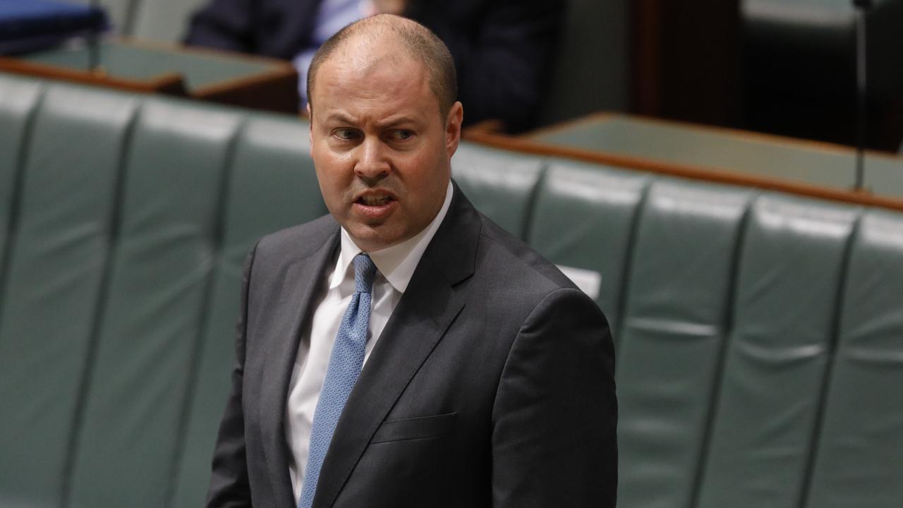 In August, Treasurer Josh Frydenberg confirmed Australia had entered a technical recession. Picture: Sean Davey