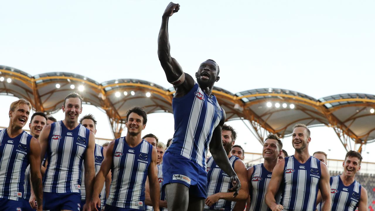 Majak Daw is no longer wanted by North Melbourne. Picture: Michael Klein
