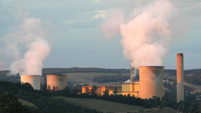 Yallourn North, a coal powered, steam driven, power station in the Latrobe Valley, Gippsland, Victoria.