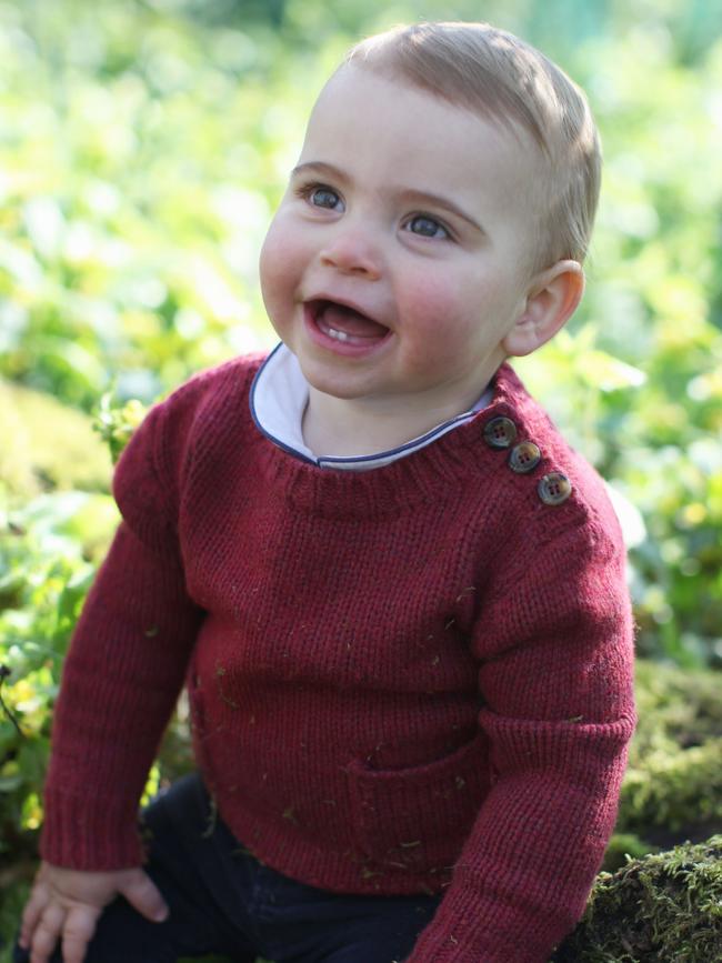 A photo of Prince Louis of Cambridge. Picture: AFP