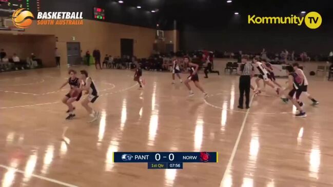 Replay: South Adelaide Panthers v Norwood Flames (U14 boys, div 1) - Basketball SA District League Junior finals