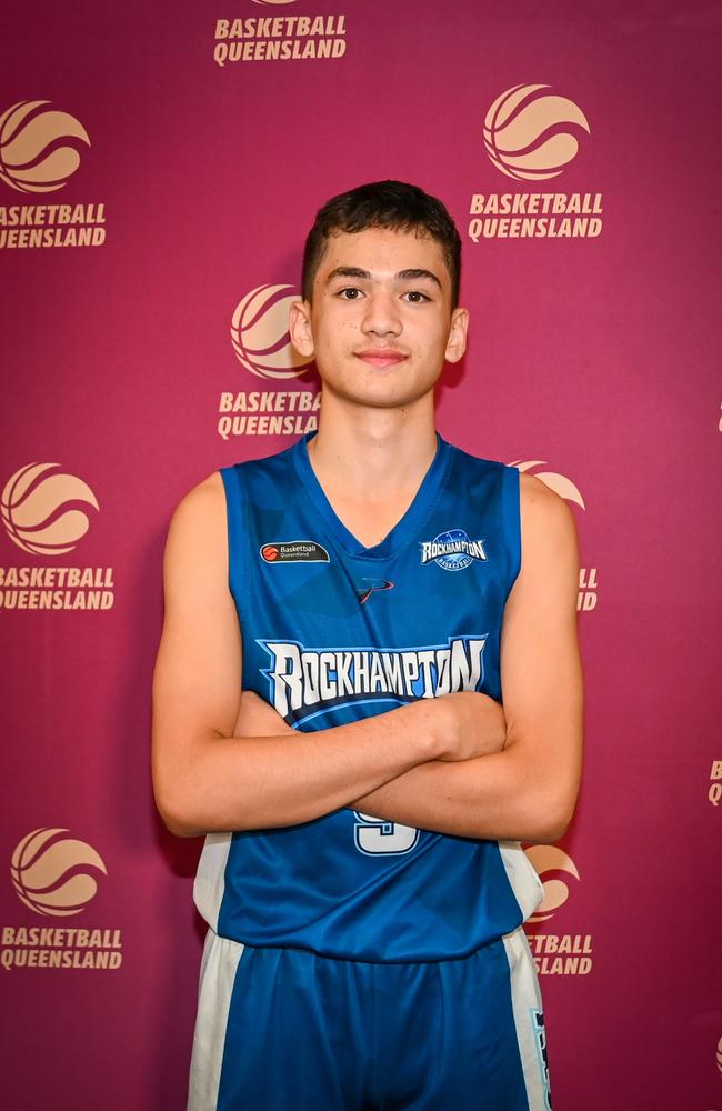 Queensland North U16 Boys player Andrew Watene. Picture: Basketball Queensland