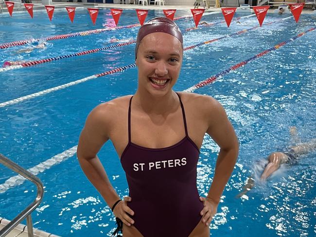 Another St Peters potential Aussie Dolphin, Jaclyn Barclay, a 2021-22 Junior Dolphin.