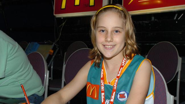 Junior Croc Reporter Sabrina Wightman at the Crocs verse South Dragons at the Swamp