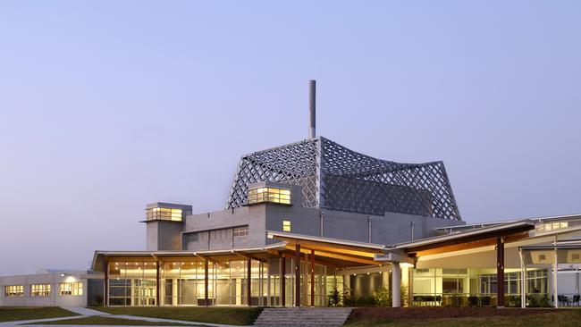 Exterior view of the Lucas Heights nuclear reactor cage in Sydney. It is Australia’s sole atomic facility.