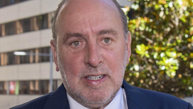 SYDNEY AUSTRALIA - NewsWire Photos, 15 DECEMBER, 2022: Brian Houston high-profile Hillsong pastor charged with concealing his father's child sexual abuse arrives at Downing Centre courts.Picture: NCA NewsWire / Simon Bullard