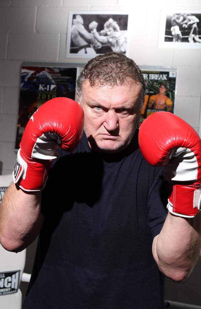 Joe Bugner at Broadbeach PCYC gym in 2013.