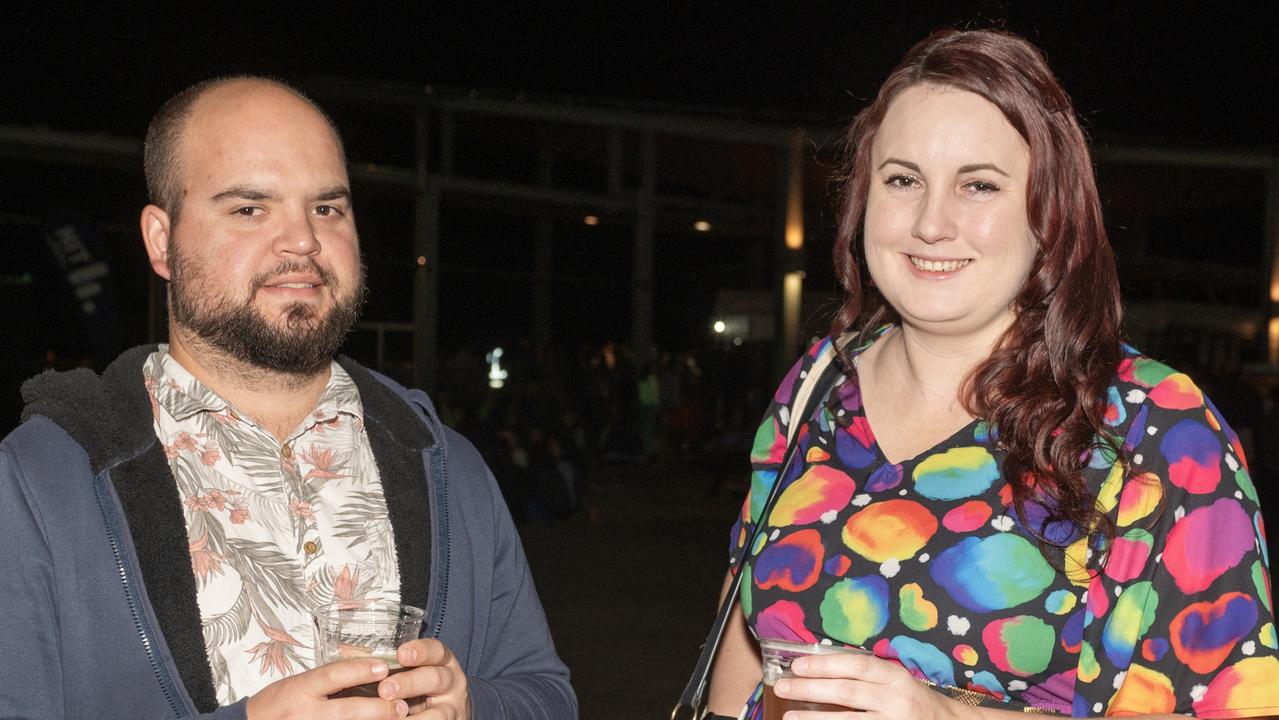 Brenden Hayles and Stacey Lia at 2023 Riverside Festival – official opening of Red Dog Riverfront Saturday July 1 2023. Picture: Michaela Harlow