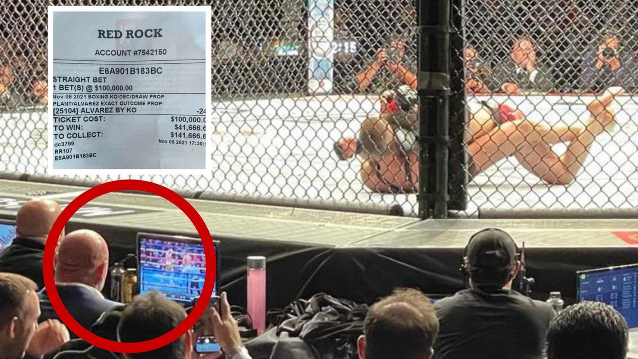 UFC 268 Dana White watches Saul Canelo Alvarez bout during Rose Namajunas fight news.au — Australias leading news site