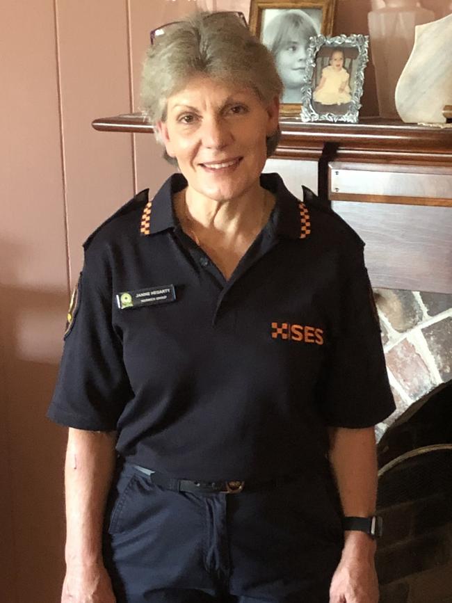 SES volunteer and Warwick resident Janine Hegarty.