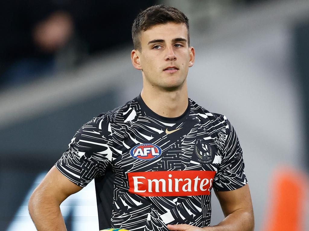 Dossy is backing Nick Daicos to be the topscoring defender from here. Picture: Michael Willson/AFL Photos via Getty Images