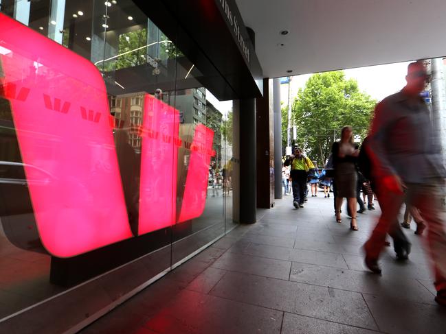 25/11/2019 Westpac bank branch in Collins St Melbourne . Picture : David Geraghty / The Australian