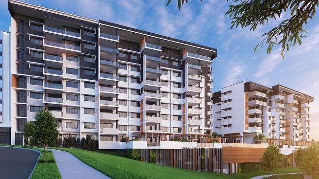 BCM Property Home Liftout: Apartment project, Boheme, at City Village Robina, developed by Robina Group. Renders of the New Boheme development.