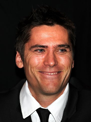 Brisbane's Simon Black watches the Brownlow Medal count. Picture: Michael Dodge