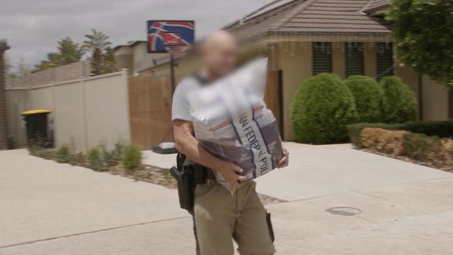Australian Border Force conduct nationwide raids in relation to money laundering. Picture: Supplied, ABF