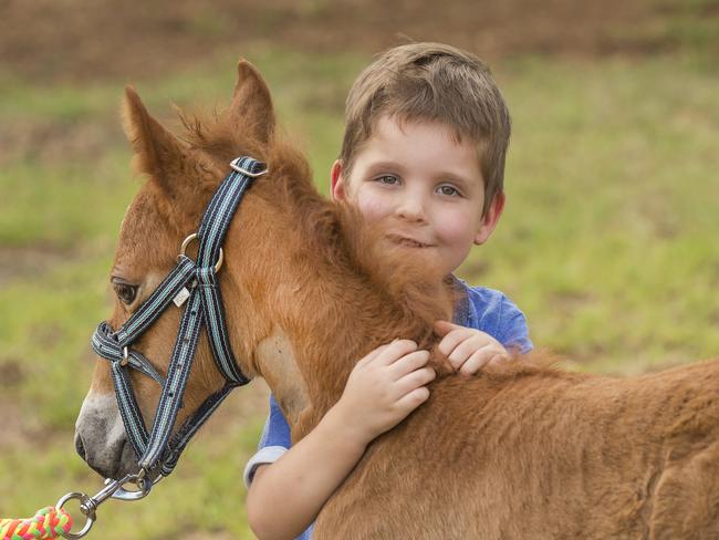 Leonardo with Binda. Picture: Rob Leeson.