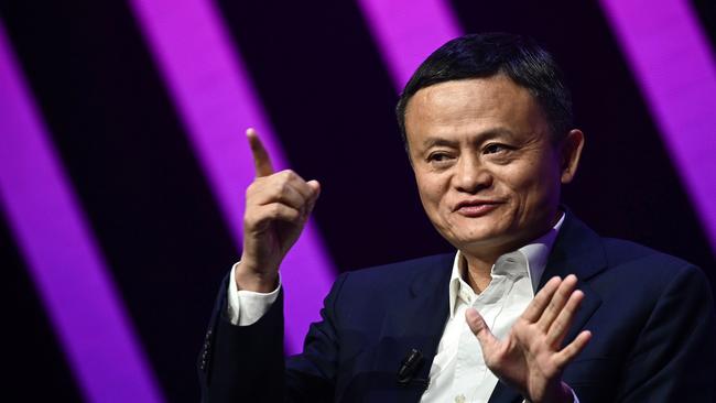 Ant Group is controlled by billionaire Jack Ma. Picture: AFP