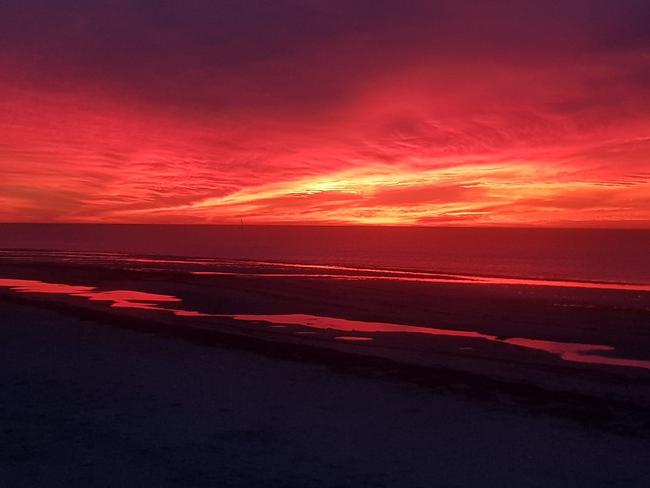 Sunset at Largs. Photo: David Pinnington.