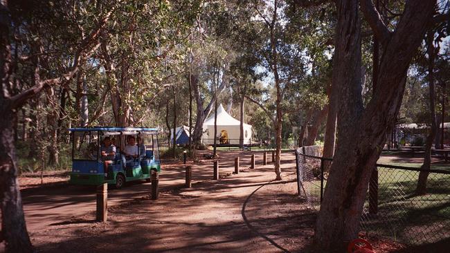 Couran Cove resort in its early days.