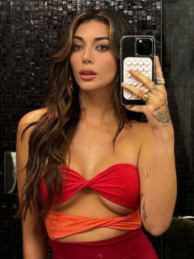 She’s claimed she was “cheated” on her entire last relationship. Picture: TikTok/Brianna LaPaglia