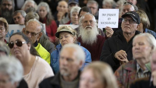 Prison protest at Westbury. PICTURE CHRIS KIDD