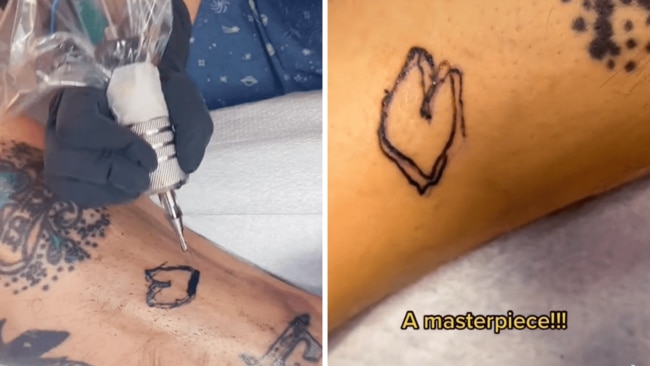 Could she have a future as a professional tattoo artist? Source: tat2highway/TikTok