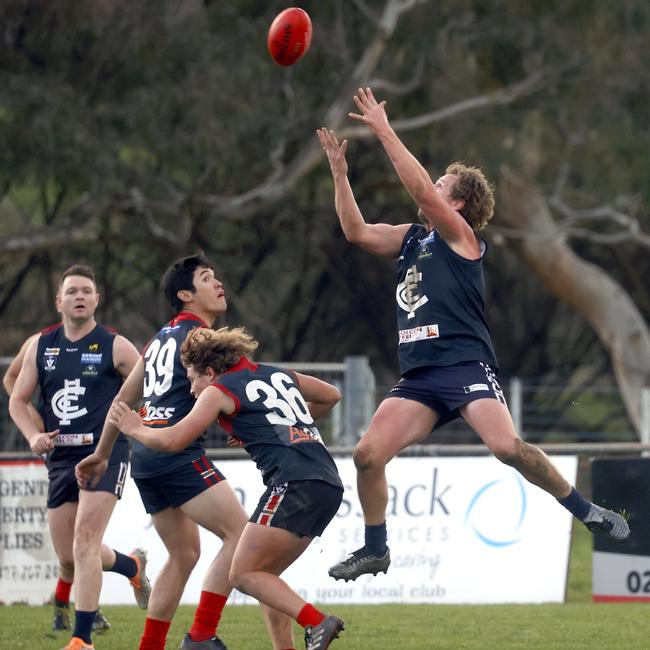 Full-forward Adam Prior booted 71 goals for Cudgewa in the Upper Murray league last year. Picture: Corryong Courier