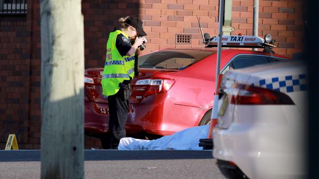 Just last week a man went on a rampage, stabbing a good Samaritan before turning the knife on himself. Picture: Damian Shaw