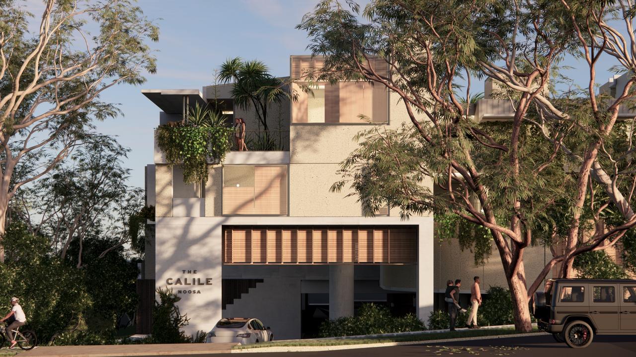 Renders of The Calile Hotel at Noosa.