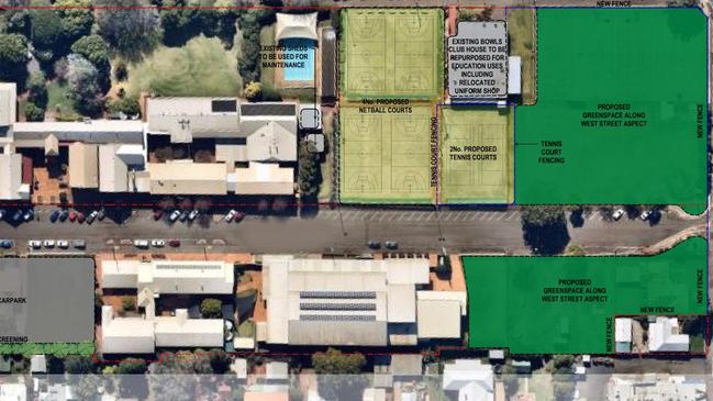 The Toowoomba Regional Council has approved St Ursula's College for the first stage of its expansion plans along West St in Newtown.