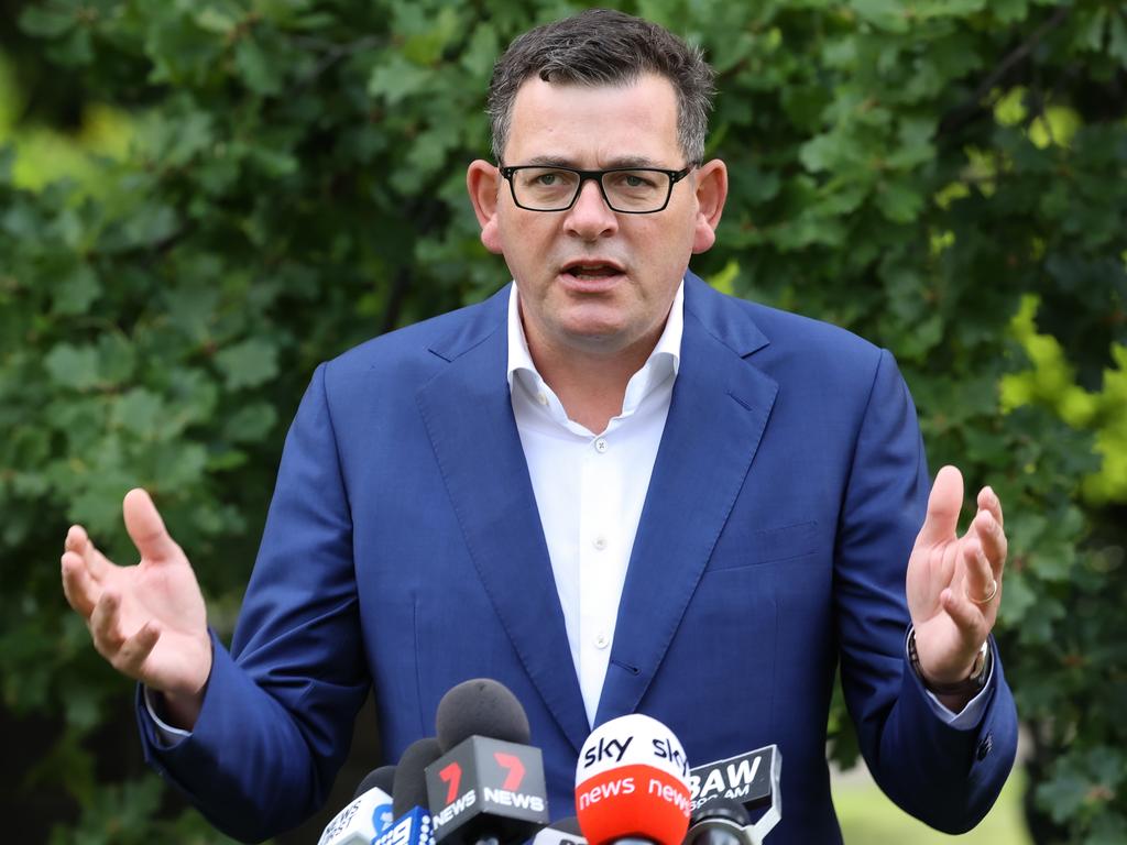 Premier Dan Andrews is expected to make the big annoucement soon. Picture: Ian Currie.