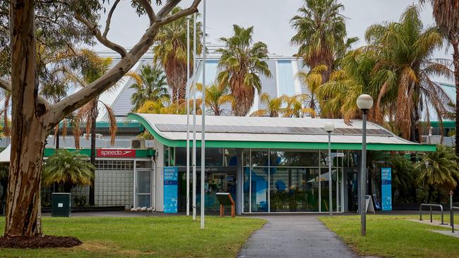 The present Adelaide Aquatic Centre in North Adelaide. Picture: Matt Loxton