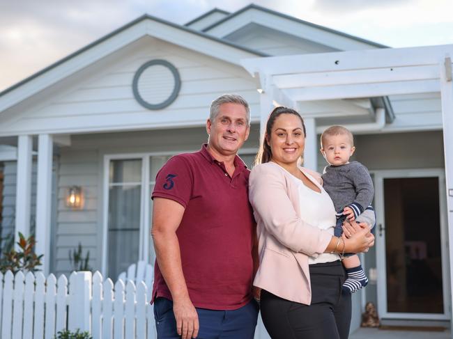 Melina MacNellie-Verrall, 35, lives in a home at Spring Mountain she recently built with her husband Justin, and their five children, aged between 10 months and 16. Photo: Supplied