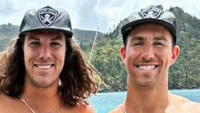 A major search has been launched in Ensenada, Mexico for two brothers, Jake (right) and Callum Robinson (left) from Perth, who were visiting on a surfing trip. Picture: Instagram