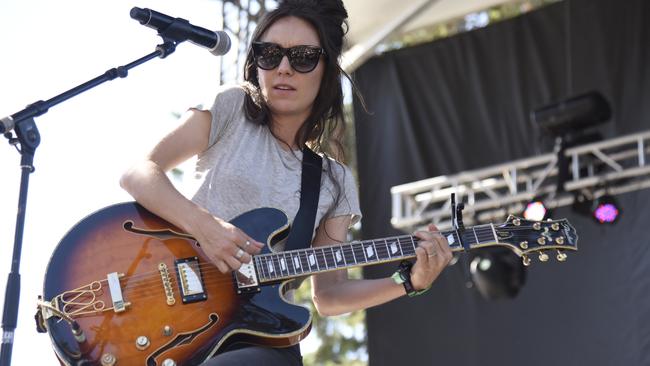 Amy Shark performs during the 2018 BottleRock Festival in the Napa Valley, California. Picture: Tim Mosenfelder/Getty Images