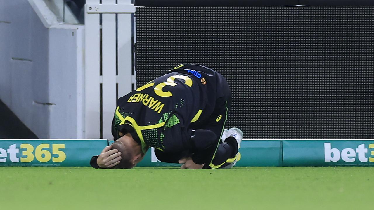 David Warner of Australia. Photo by Mark Evans/Getty Images