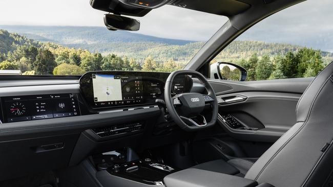 Audi Q6 e-tron quattro variant interior shines with it hi-tech infotainment set-up. Picture: Supplied