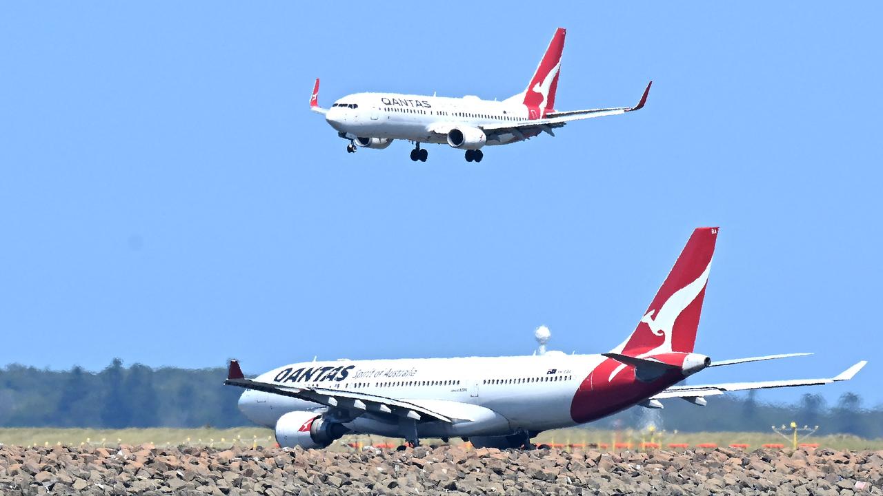 Qantas had a strong profit result but faces tough competition. Picture: Saeed Khan/AFP