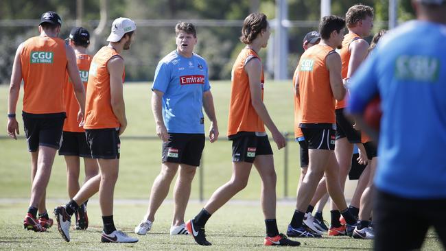 Nelly Yoa has spent some time training with Collingwood. Picture: David Caird