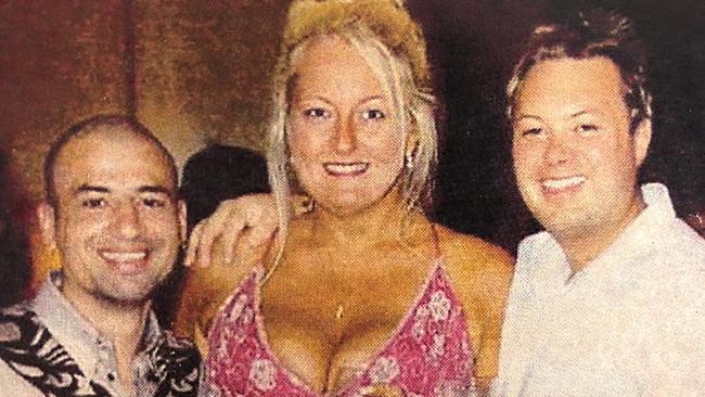 Nicola Gobbo pictured with gangland boss Carl Williams, right, and underworld hit man Andrew `Benji’ Veniamin.