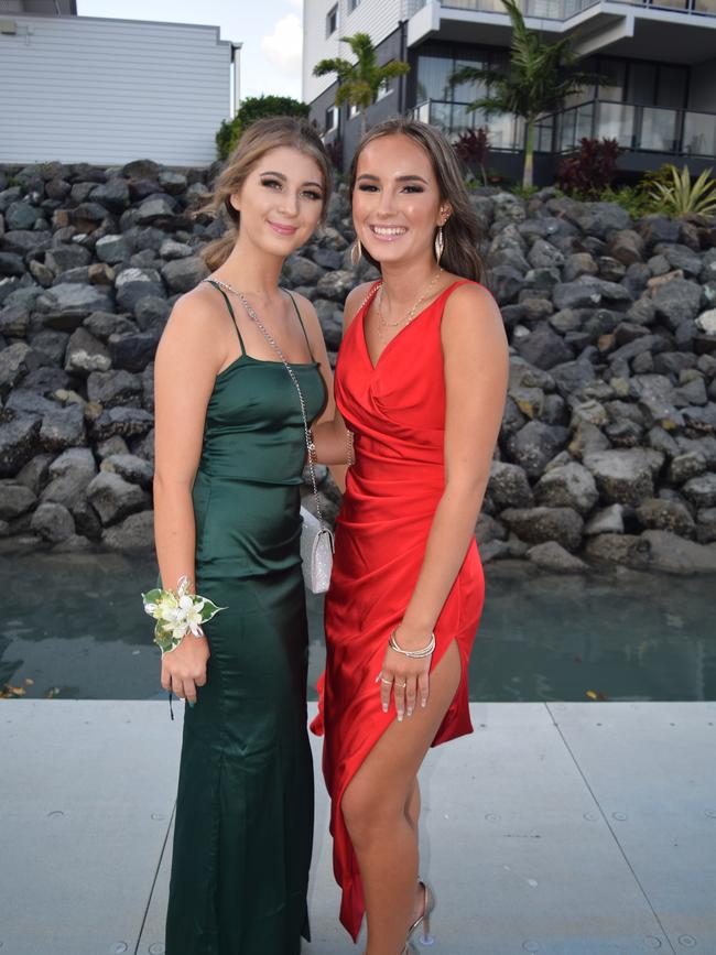 Phoebe Thorn and Jayden Andrews at the Proserpine State High School formal. Picture: Elyse Wurm