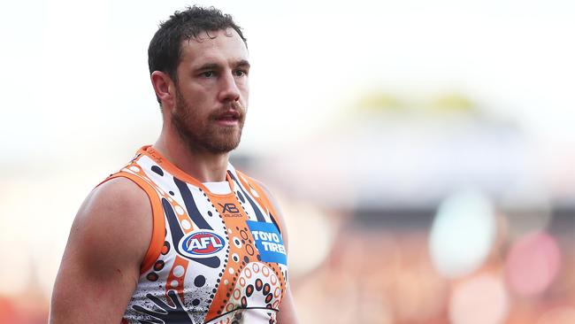 Giants ruckman Shane Mumford. Picture: Getty Images