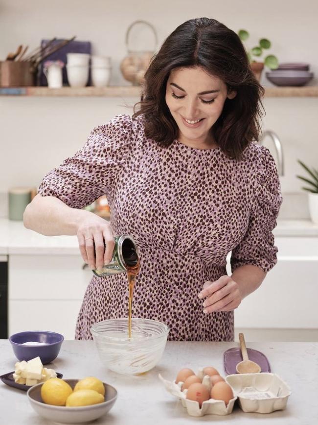 It’s not quite as calm as TV suggests when Nigella Lawson’s cooking at home. Picture: Supplied