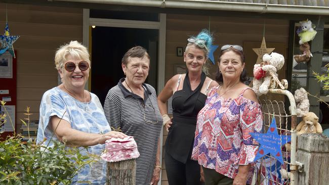 Danielle Murphy, Chris Walters with volunteers Liz Martin and Gail Rixon. Picture: Katrina Walsh