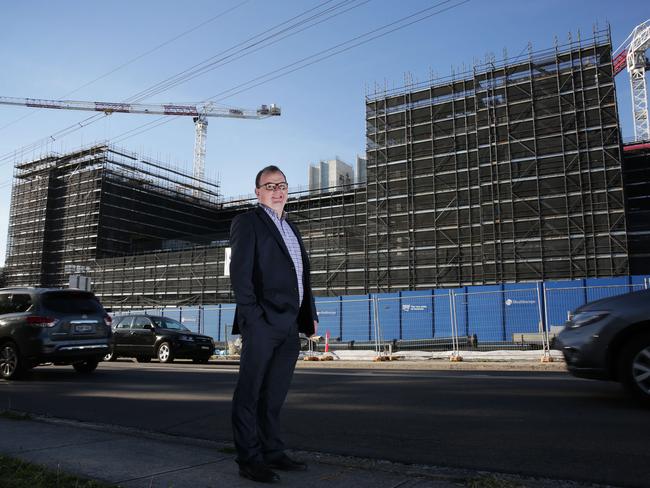 Link Housing CEO Andrew McAnulty has previously called on the State Government to offer up more affordable housing around the hospital. Picture: Annika Enderborg.