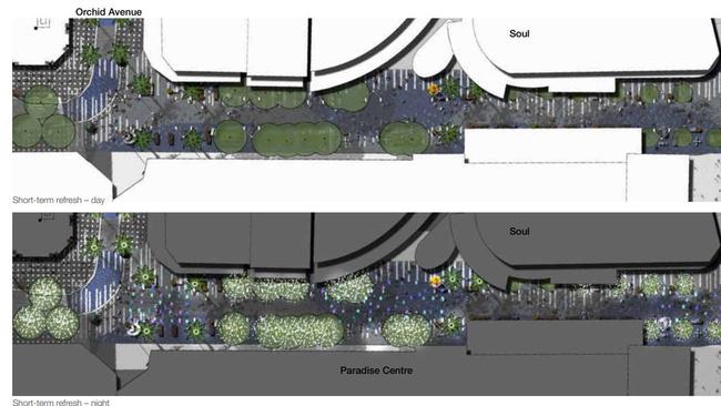 An image from the Surfers Paradise Place Making Plan (Part B), showing how the suburb will be revamped. Picture: Gold Coast City Council