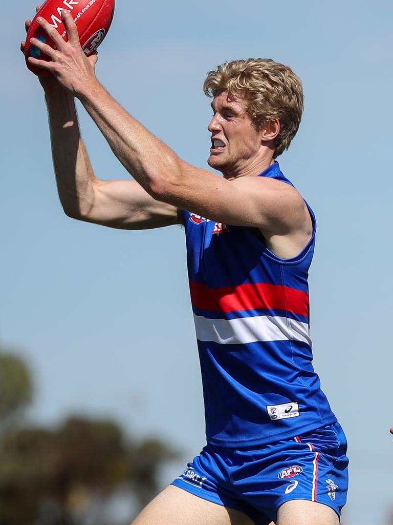 Tim English is on track to be one of the league’s top ruckman. Picture: Getty