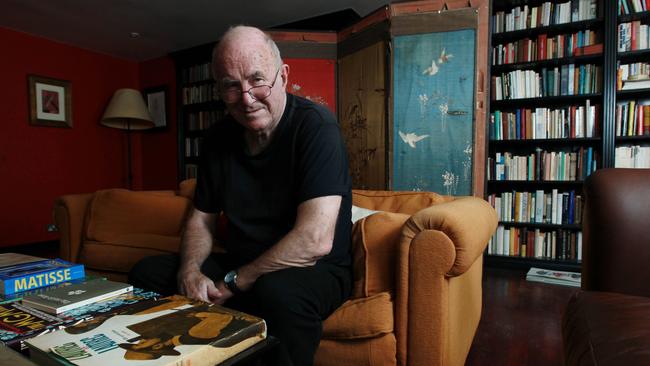 Clive James at his home in London in 2011. Picture: Britta Campion