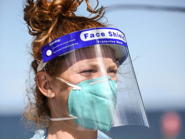 SYDNEY, AUSTRALIA - ÃNewsWire Photos March 28 Ã2021 Health care worker Jade Spaven poses for portrait at the Covid testing in Bondi BeachPicture: NCA NewsWire/Flavio Brancaleone