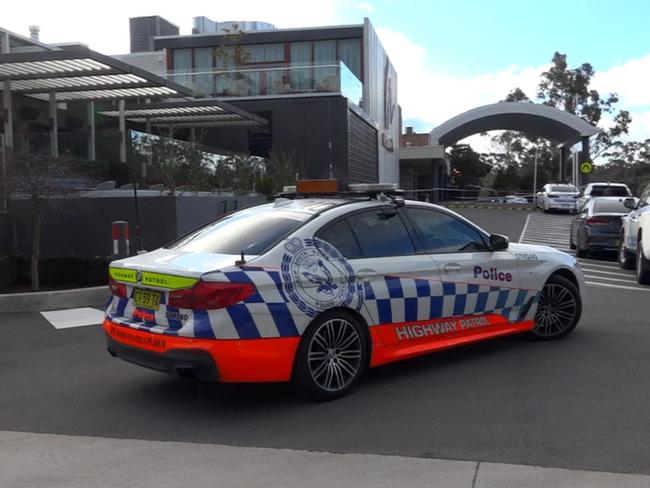 Mittagong RSL in the hours after the armed robbery on August 22